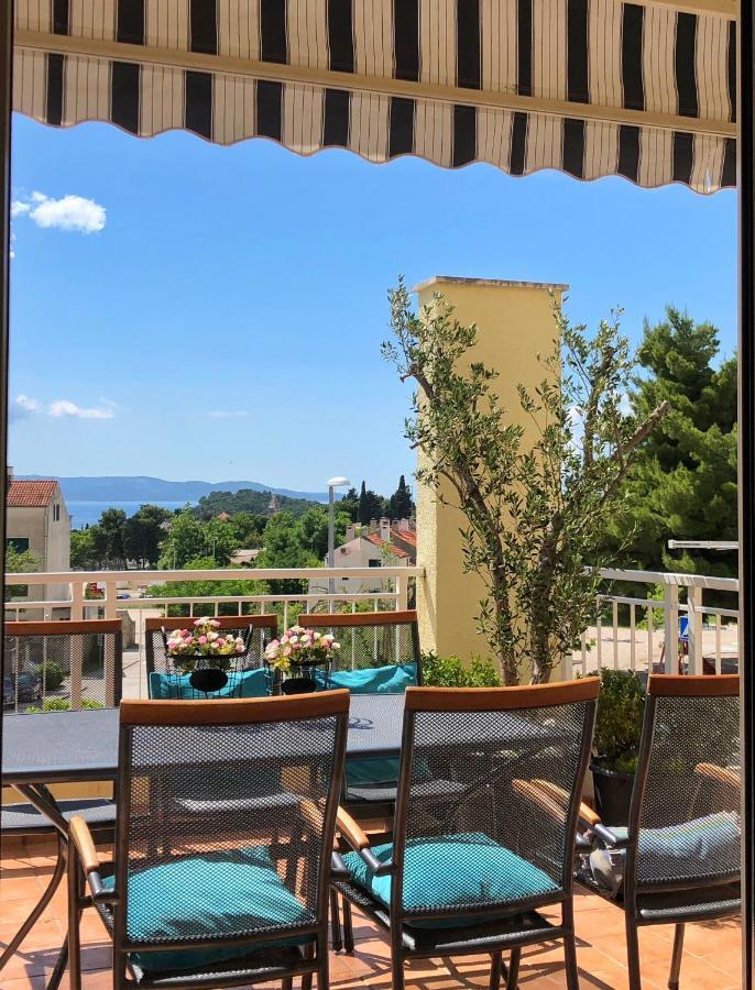 Andor - Lux, Two Beautiful Terraces With Sea & Sunset View Leilighet Makarska Eksteriør bilde