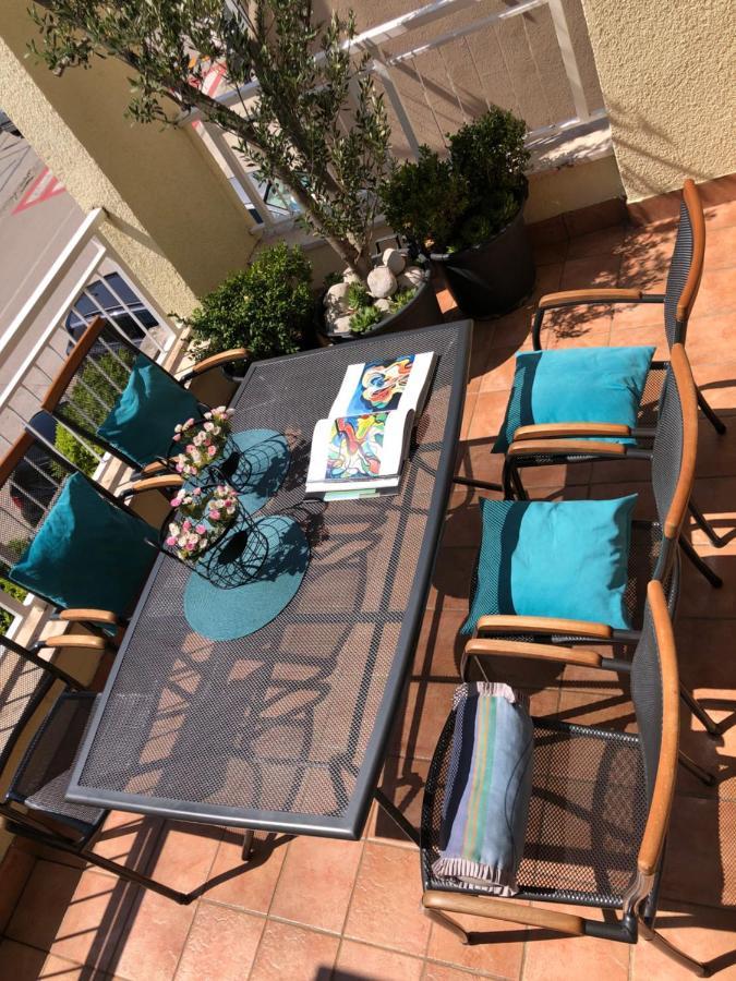 Andor - Lux, Two Beautiful Terraces With Sea & Sunset View Leilighet Makarska Eksteriør bilde