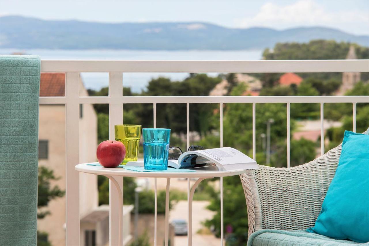 Andor - Lux, Two Beautiful Terraces With Sea & Sunset View Leilighet Makarska Eksteriør bilde