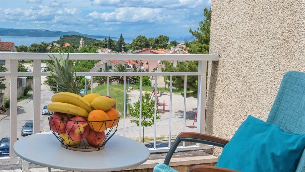 Andor - Lux, Two Beautiful Terraces With Sea & Sunset View Leilighet Makarska Eksteriør bilde