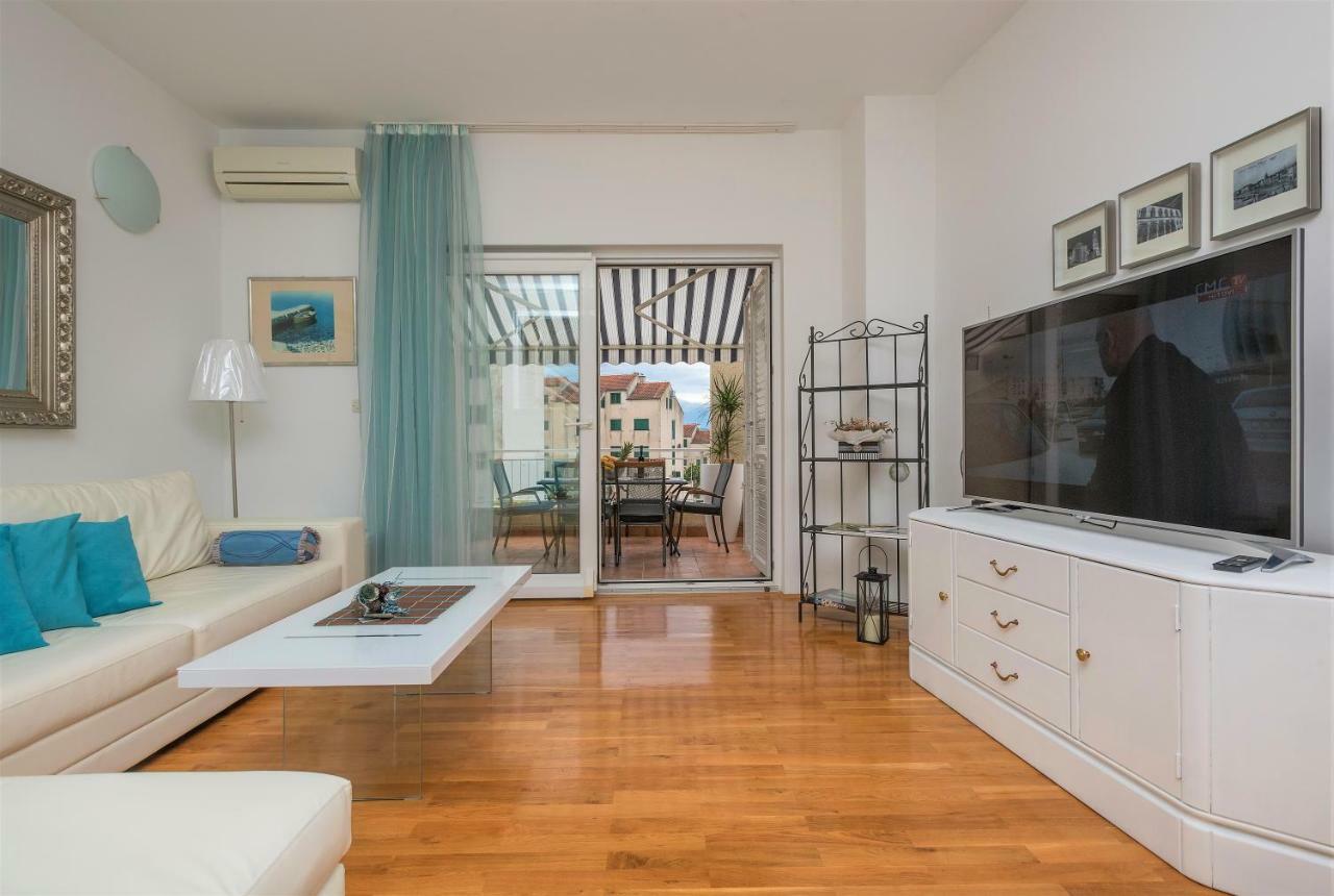 Andor - Lux, Two Beautiful Terraces With Sea & Sunset View Leilighet Makarska Eksteriør bilde